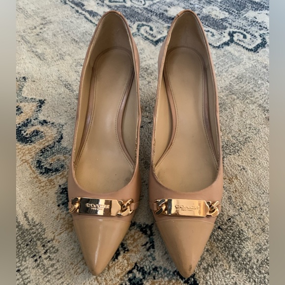 Coach Heels Size 7 - Picture 1 of 4